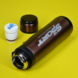 Sports Stainless Steel Insulated 800ml Water Bottle (Random Colors Will be Sent)