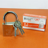 Right Circle Stainless Steel 63mm Large Size Lock With ( 3-Keys )