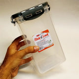 Maxware Flick Lock Large-Size Super Air-Tight 1800ml Plastic Jar ( Random Colors )