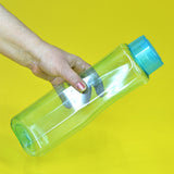 Pack Of 2pcs Transparent Plastic 1 Litre Water Bottle