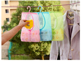Multi-Purpose Small-Size Bathroom Shower Hanging Mesh Bag Hanger Organizer ( Random Colors )