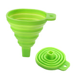 Silicone Small-Size Kitchen Foldable Funnel ( Random Colors Will Be Sent )
