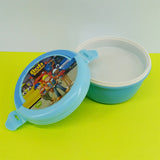 Appollo Kids Bunny Round School Plastic Tiffin & Lunch-Box ( Random Colors Will Be Sent)