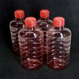 Surprise Pack Of 4pcs Plastic 1-Litre Fridge Water Bottle ( Random Colors Will Be Sent )