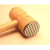 Two Side Wooden Meat Hammer Tenderizer With Steel Fronts