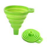 Silicone Foldable Kitchen Funnel ( Random Colors )