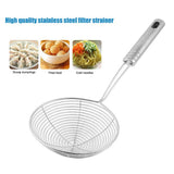 Stainless Steel 7.5-inches Mesh Strainer Frying Jali ( Large Size )