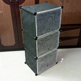 3-Cubic D.I.Y Multi-Purpose & Home Decor Shoes Cabinet Rack