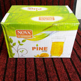 Nova 280ml Pine Glass 6pcs Set