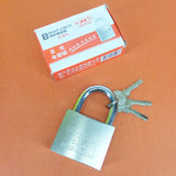 Right Circle Stainless Steel 63mm Large Size Lock With ( 3-Keys )