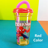 Glory Sip-Sip 250ml Plastic Glass With Straw ( Random Colors )