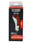 United 6.2 Ampere Car Charger UCC-Q2 (With 3 USB Ports) Qualcomm 3.0