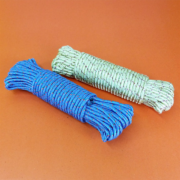 Laundry Cloth Hanging 20-Meters Rope ( Random Colors )