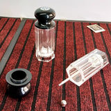 Acrylic High Quality Imported Pepper Grinder & Salt Shaker Serving Jar Pair