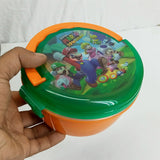 Appollo Kids Bunny Round School Plastic Tiffin & Lunch-Box