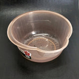Appollo Rio Rice & Vegetables Transparent Plastic Strainer Drain Bowl ( Random Colors Will Be Sent )