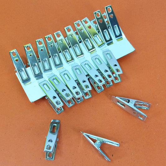 Pack Of 20pcs Stainless Steel Small Size Cloth Pegs