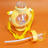 Baby Plastic 250ml Bottle With Nipple Straw