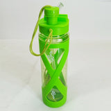 Beli Double Mouth Dual Nozzle 650ml Transparent Plastic Water Bottle