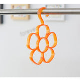Acrylic Plastic Flower Style Scarf And Dupata Organizing Hanger ( 6 Holes)