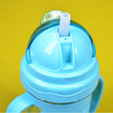 Sad Face Baby Plastic 300ml Bottle With Nipple Straw