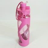 Beli Double Mouth Dual Nozzle 650ml Transparent Plastic Water Bottle