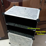 3-Cubic D.I.Y Multi-Purpose & Home Decor Shoes Cabinet Rack