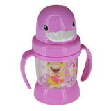 Penguin Baby Plastic 270ml Bottle With Nipple Straw