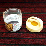 Bright 500ml Plastic Air-Tight Food Storage jar ( Random Color Will be Sent )