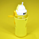 Apple Baby Plastic 300ml Bottle With Nipple Straw