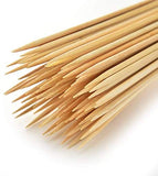 Pack of 100pcs Bamboo Wooden Shashlik Skewers
