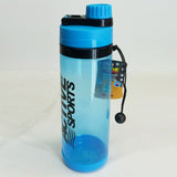 Bright Active Sport 600ml Transparent Plastic Water Bottle