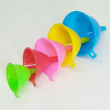 Set Of 4pcs Multi-Color Kitchen Plastic Funnel Set
