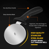 Stainless Steel Pizza Cutter Tool Large Size ( Random Colors )