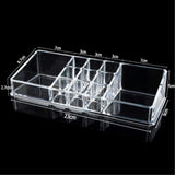 Acrylic Rectangle Shape Lipstick & Cosmetic Organizer