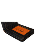 Balisi Front Button Leather Wallet For Men
