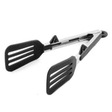 Salad Serving Cooking Medium-Size Tong With Plastic Front Catchers / Holders