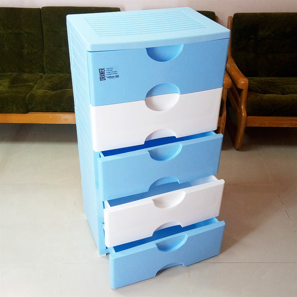 Phoenix Large Size 5 Step Plastic Storage Drawer Box
