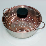 Jubake 18cm Stainless Steel Non-Stick 600-watts Multi-Purpose Steamer Cooker Pot