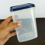 Appollo Pack Of 3pcs Multi-Purpose Plastic Grains & Snack Storage Jar Set ( Random Colors )