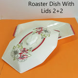 Studio Round 64pcs Melamine Dinner Set ( 8-Person Serving )