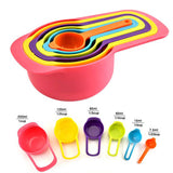 Pack Of 6pcs Multi-Color Measuring Plastic Spoon