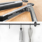 Salad Serving Cooking Medium-Size Tong With Plastic Front Catchers / Holders