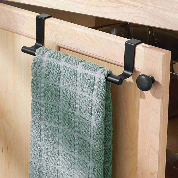 Kitchen Over Cabinet Metal Towel Bar Hanger Holder Rod