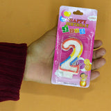 Number 2 Birthday Candle