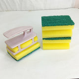 Titiz Pack Of 3Pcs Foam Sponge Set With Plastic Handle