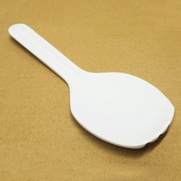 Melamine Plastic White Rice Serving Large-Spoon
