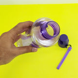 Safari Grip 550ml Plastic Water Bottle ( Random Colors Will Be Sent)