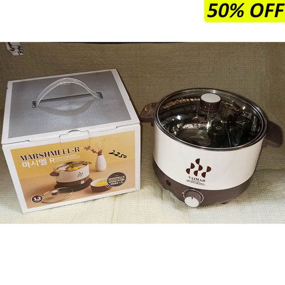 Marshell Stainless Steel 600-watts Multi-Purpose Electric Cooker Kettle