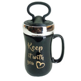 Ceramic Imported Quality Mug With Plastic Lid
